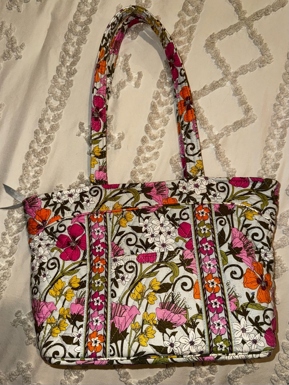 Vera Bradley 2011 Tea Garden Print Shoulder Bag/Purse